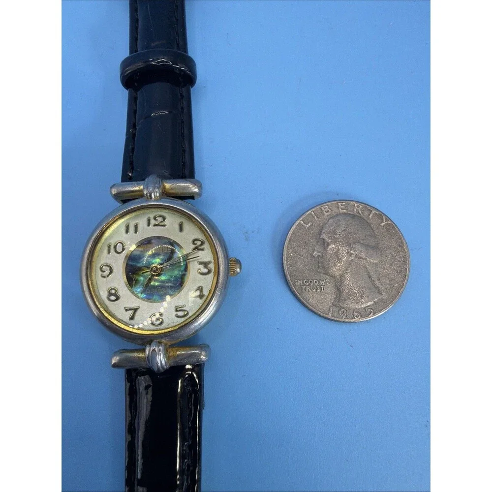 Gitano 8108 Two-Tone Quartz Analog Women's Watch New Leather Band And Battery
